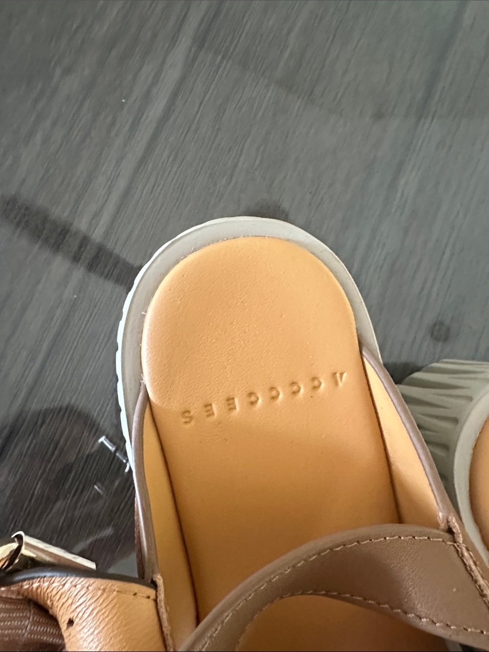 Womens 4CCCCESS Plia Juno Platform Sandals with White Ridged Sole - Picture 6 of 10
